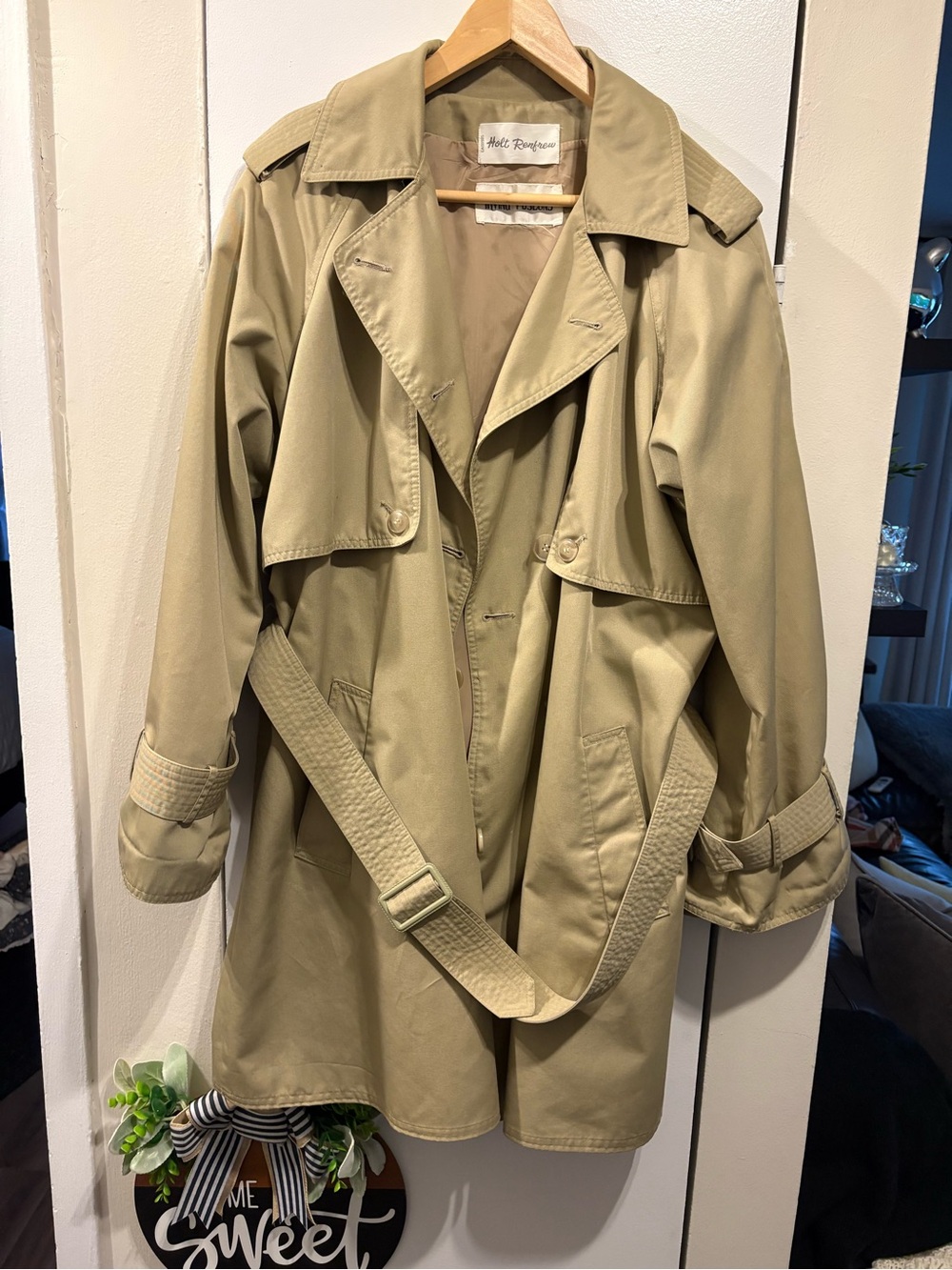 Vintage Holt Renfrew Trench Coat